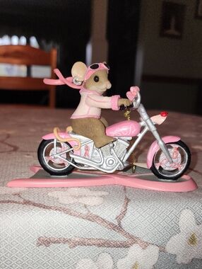 Charming Tails Riding On Faith Figurine